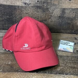 HELLY HANSEN Red/White VIKING YACHT CRUISES HAT Deck Crew Sailing Boat Baseball